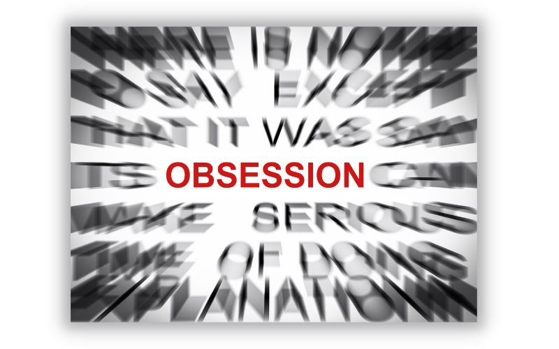 Graphic to demonstrate obsession